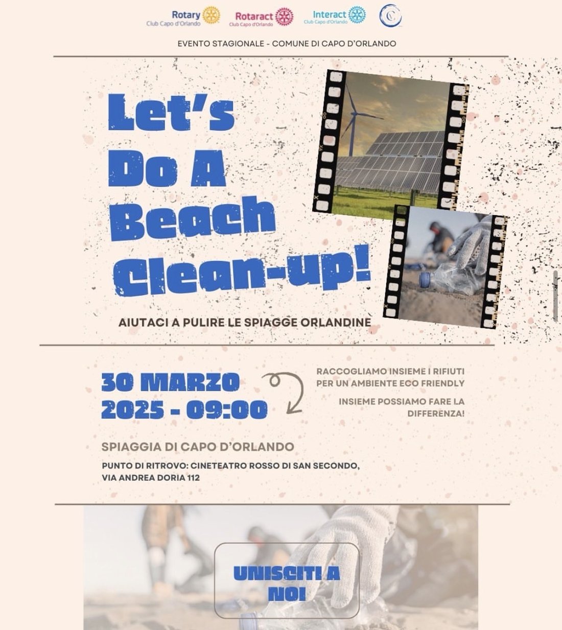 Beach Clean-up — Giornata dell'ambiente